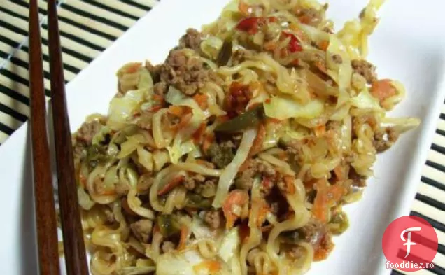Tigaie Rapidă De Vită Cu Legume În Stil Asiatic