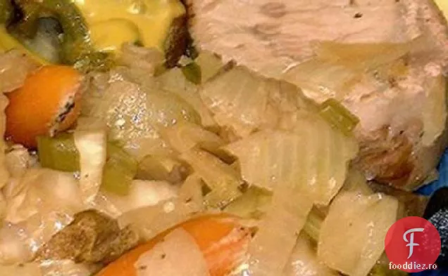 Crock Pot Cina de porc și varză