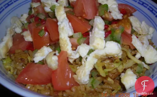 Vegetarian Nasi Goreng (Orez Prăjit)