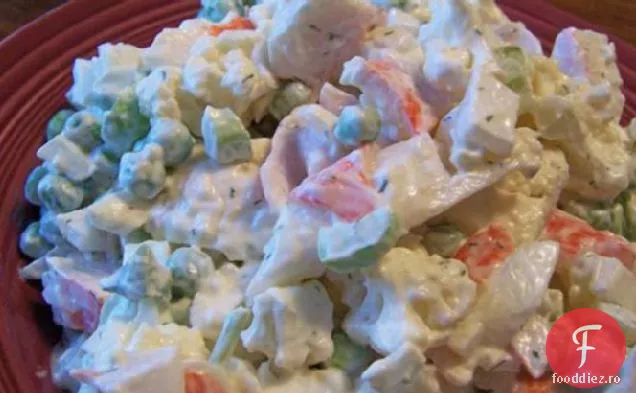 Salată de conopidă și fructe de mare Dee