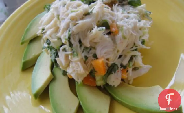 Gatiti cartea: salata de Crab cu var si Avocado