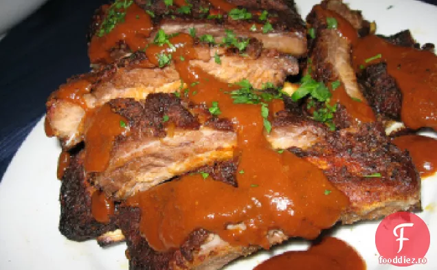 Coasta și sosul bunicii (carne de porc)