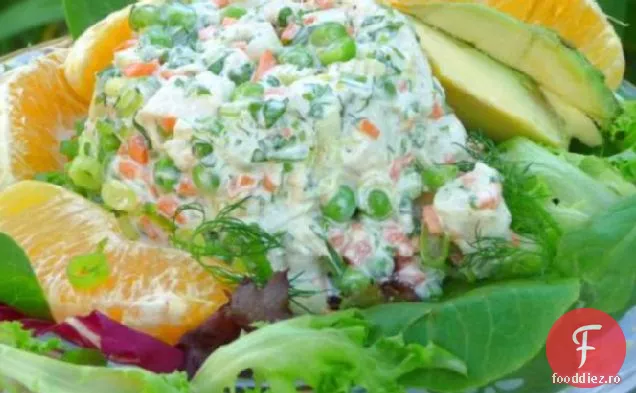 Salată de pui și portocale