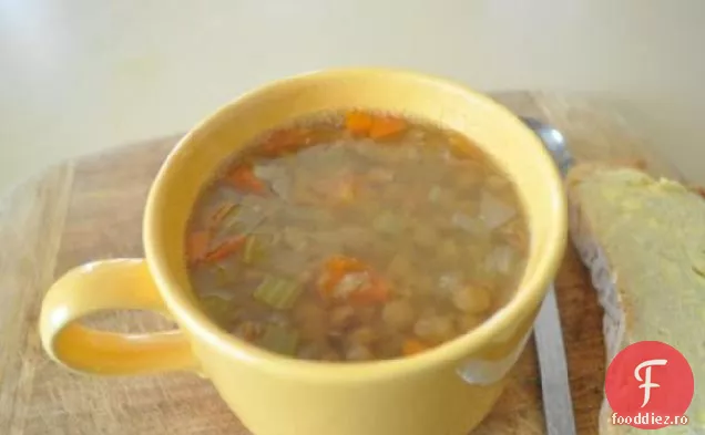 Supă de linte și legume