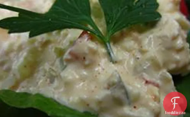 Salată de ouă cu o lovitură