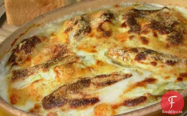 Cicoare / Witlof cu Gruyere și șuncă