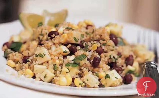 Salată mexicană de Bulgur cu vinaigretă de citrice-Jalapeincroumro