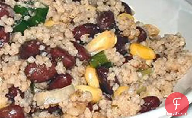 Salată de fasole neagră și cuscus