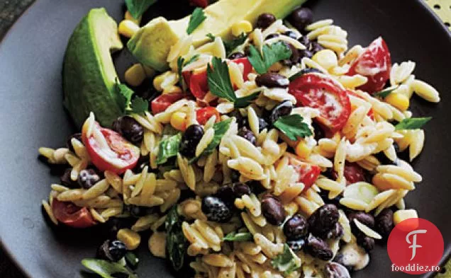 Salată Orzo cu sos picant de zară