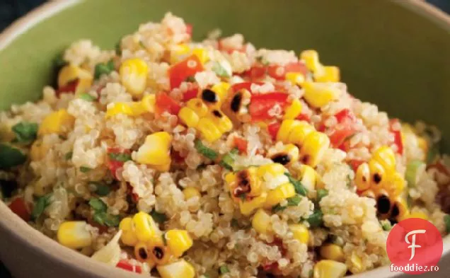 Gatiti cartea: salata de porumb si Quinoa la gratar