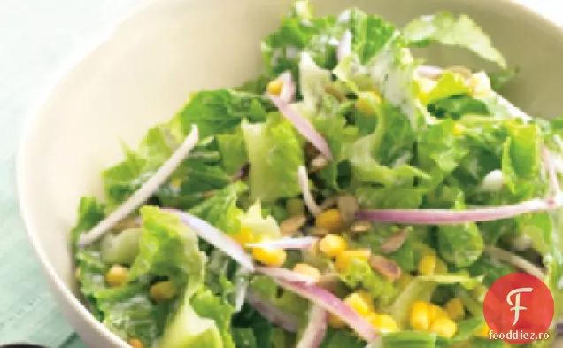 Salată de Romaine cu porumb și Pepitas