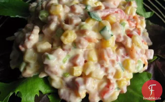 Salată de șuncă și porumb