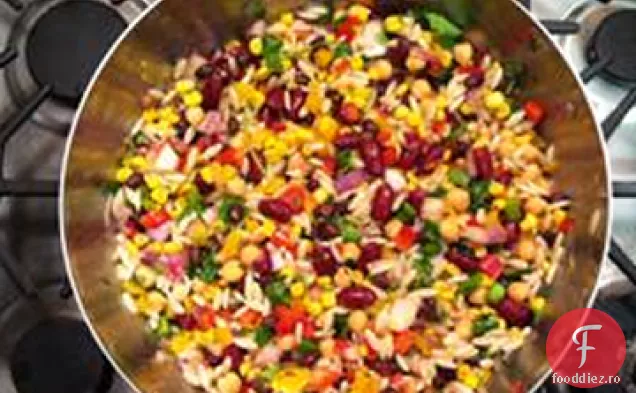 Salată Orzo Mexicană