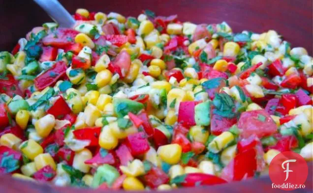 Salată Raw Vegană Zesty Lime Porumb