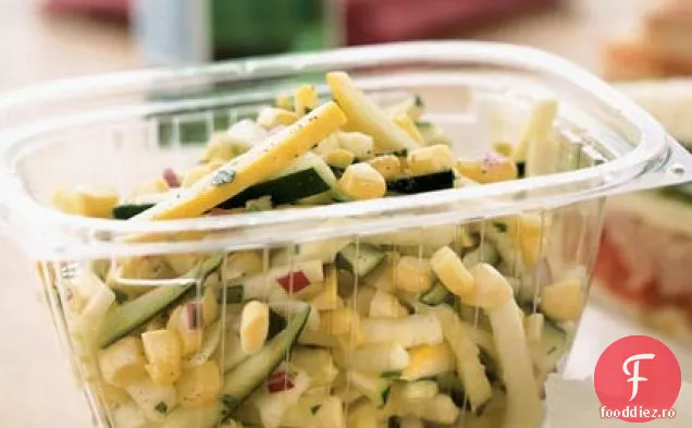 Salată de grădină cu vinetă de citrice