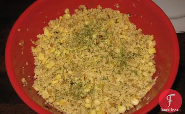 Salată de porumb și cuscus