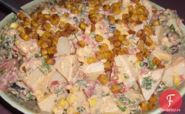 Salată De Cartofi Tex Mex Cu Porumb Prăjit