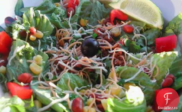 Salată Grozavă De Taco (Diabetică, Vegetariană)