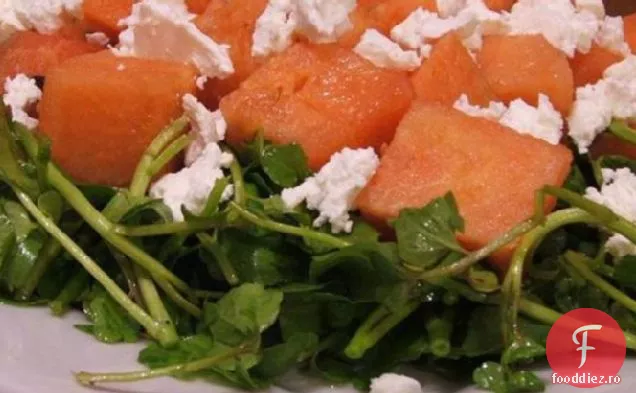 Salată de pepene verde și Nasturel