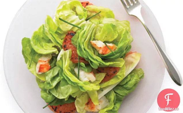 Salată de homar și Grapefruit fript