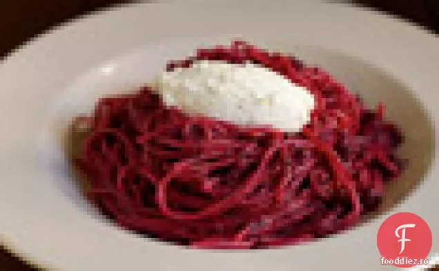 Spaghete Farro, Sfeclă, Unt Brun, Semințe De Mac