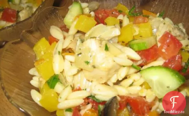 Salată Mediteraneană De Paste Cu Lămâie