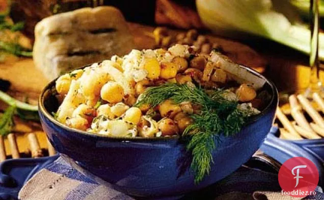 Salată de fasole și fenicul