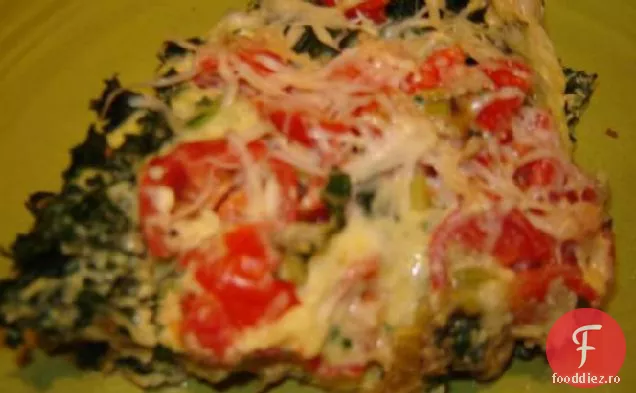 Ouă Coapte Și Parmezan Kale (Frittata)