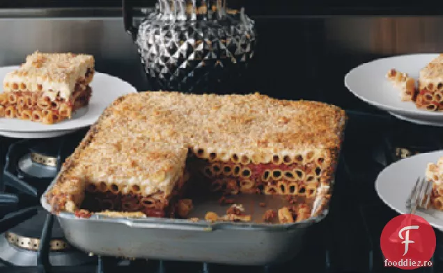 Caserola de paste și miel (Pastitsio)
