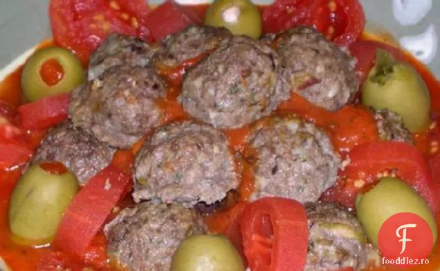 Chiftele grecești de miel și Feta Kittencal (Keftedakia)