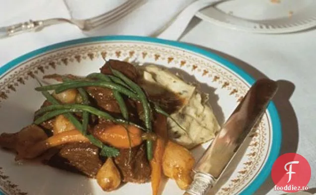 Navarin de miel cu legume de primăvară