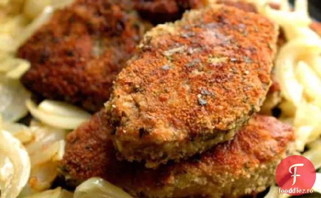 Cotlete De Miel De Mentă Cu Șalotă Caramelizată