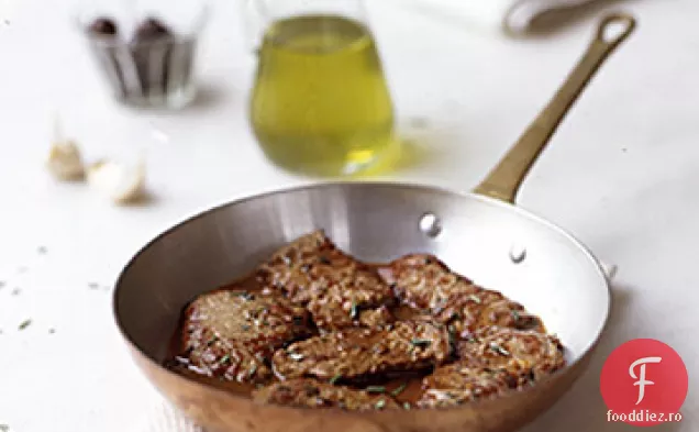 Medalioane de miel cu sos de Vin Negru-măsline