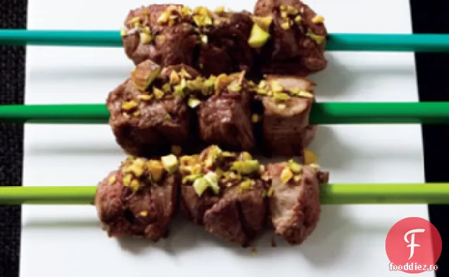 Frigarui de miel cu menta fierbinte si sos de fistic