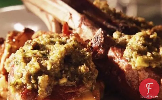 Raft de miel ars cu tapenadă de fistic