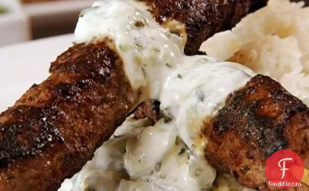 Kebab de miel cu glazură de rodie
