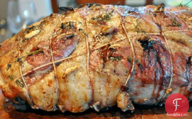 Lămâie prăjită și picior de miel de cimbru