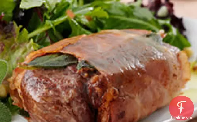 Cotlete de miel cu Prosciutto și salată