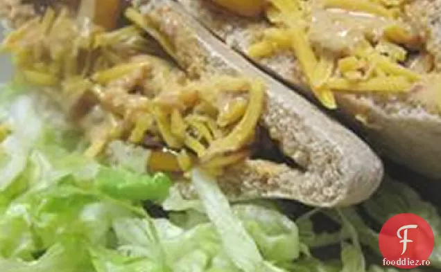 Pitas de pui din sud-vest cu sos Chipotle