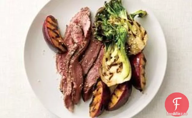 Friptură La Grătar, Prune Și Rețetă Bok Choy