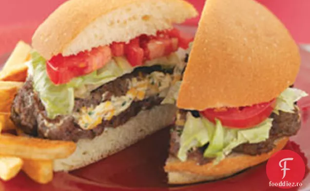 Burgeri Umpluți Cu Ierburi Și Brânză