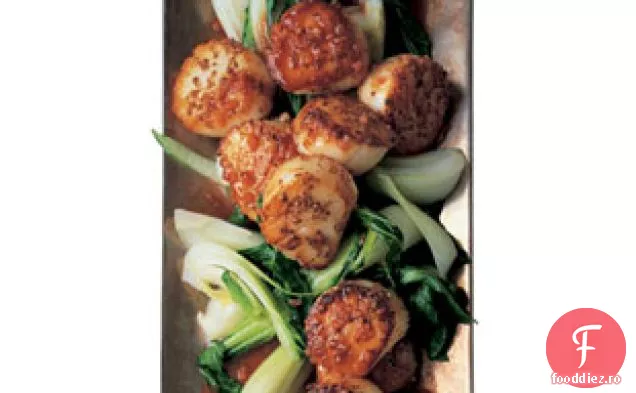 Scoici De Coriandru Ars Cu Bok Choy Și Hoisin