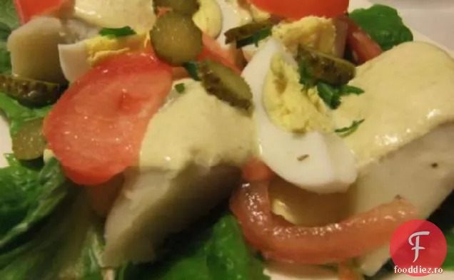 Papa a la Huancaina (cartofi cu Chile-sos de brânză)