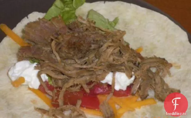 Tacos De Vită Mărunțit Gătit Lent