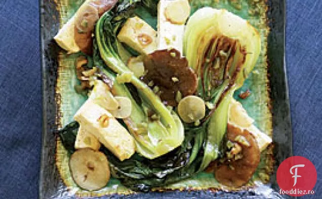 Copil Bok Choy Ars Cu Tofu Și Shiitakes