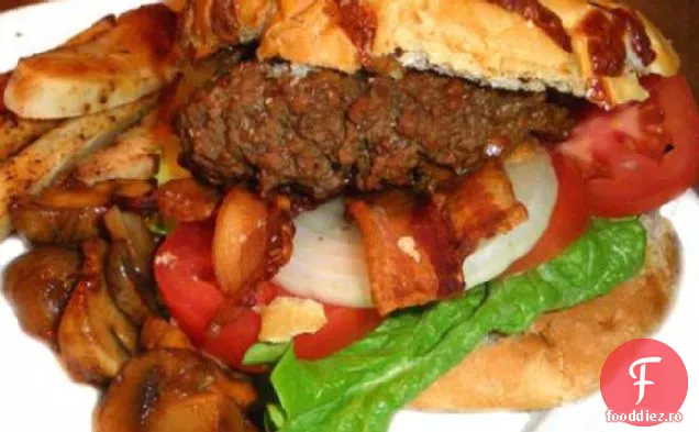 Burgeri Cu Bacon La Grătar