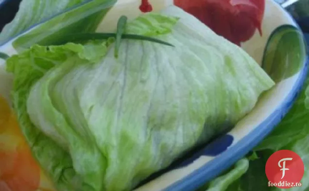 Împachetări Picante De Salată De Pui