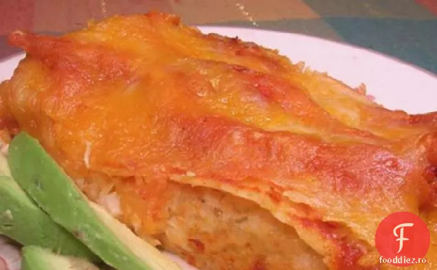 Trei Enchiladas De Pui Cu Brânză