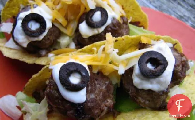 Tacos Cu Ochi Înfricoșători (Johnny # 5 Tacos)