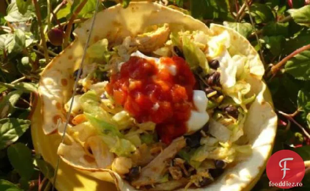 Salată de Taco de fasole și pui
